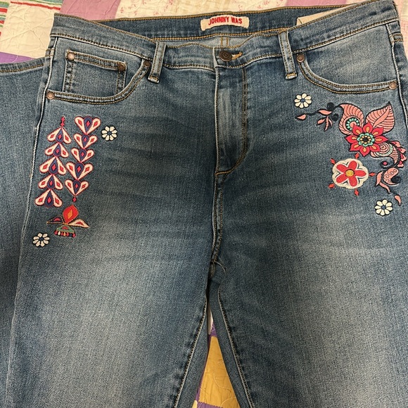 Johnny Was “The Skinny Jean” Size 30 inseam 28” - Picture 2 of 14